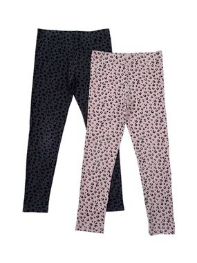 2 pairs of girls H&M printed leggings